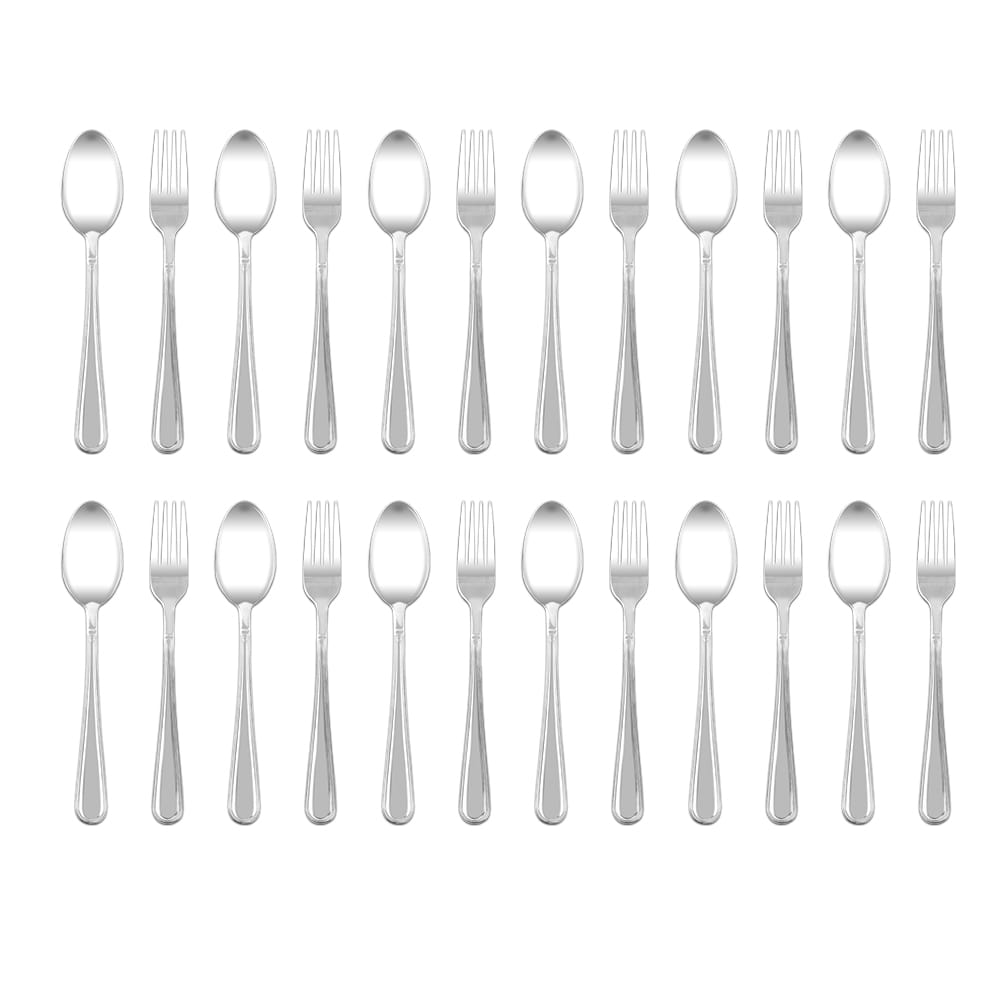 ชุดช้อนส้อมสเตนเลส RRS รุ่นหนา 2.5MM. 12 คู่ ลาย PRINCESS_2